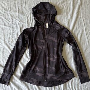 Grey Camo zip up